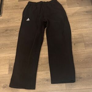 Adidas Black Wide Leg Pants